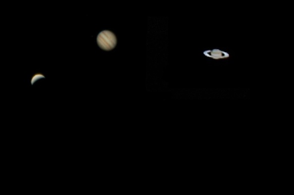 Grupna fotografija Venere, Jupitera i Saturna